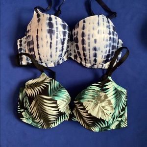 PINK Wear Everywhere Lightly Lined bras 34DD